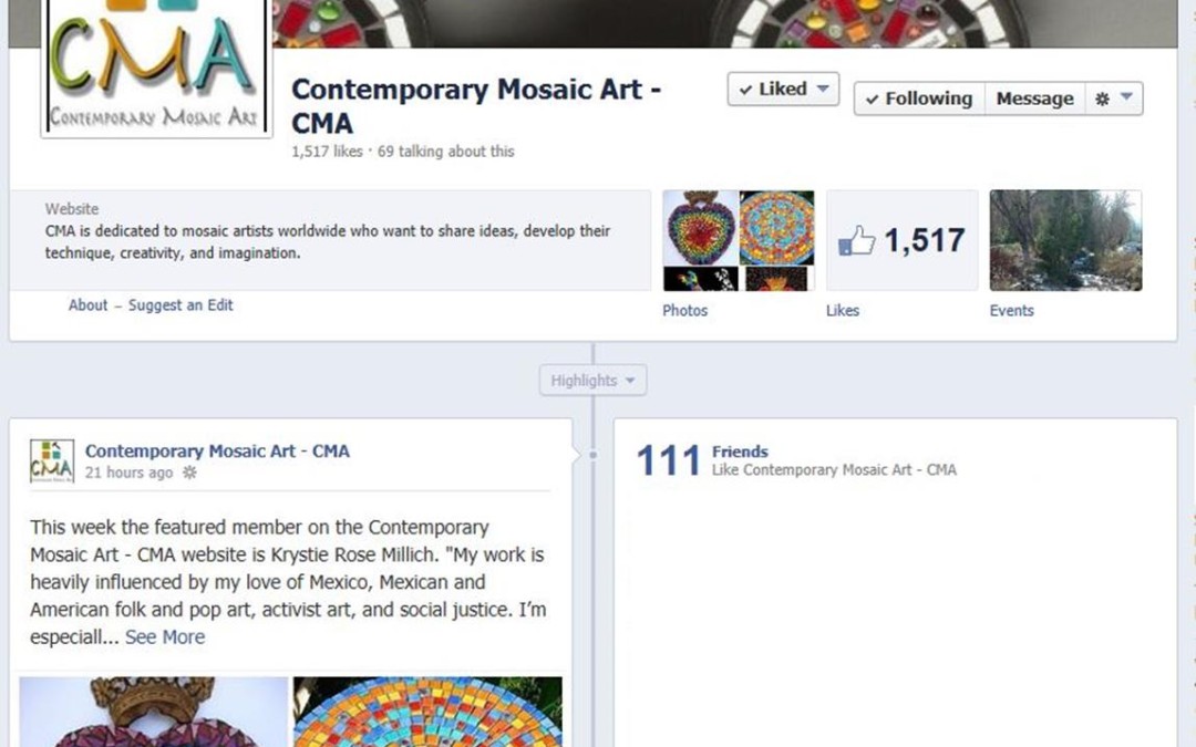 Krystie Rose named Featured Artist on Contemporary Mosaic Art!